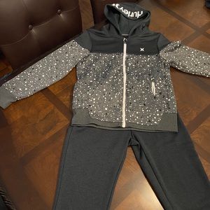 Light and dark grey Hurley sweat suit